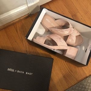 Melissa Shoes x Baja East Python Heel